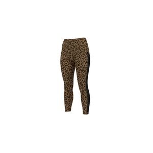 Velocity Leggings Womens L Brown  Leopard Print High Waisted Mesh CV94562